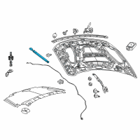 OEM Dodge Gas Prop Diagram - 5160343AA