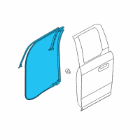 OEM 2015 Ford F-150 Door Weatherstrip Diagram - FL3Z-1825324-B