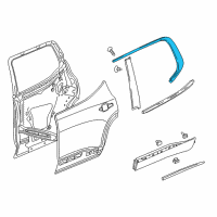 OEM Chevrolet Traverse Reveal Molding Diagram - 84838705