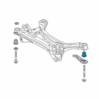 OEM 2021 Lexus ES250 Cushion, RR SUSP Mem Diagram - 52276-06050