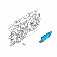 OEM 2010 Ford Taurus Fan Relay Diagram - AA8Z-8B658-B