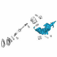 OEM 2019 Lexus RX350 Column Sub-Assembly, Electrical Diagram - 4520A-0E080