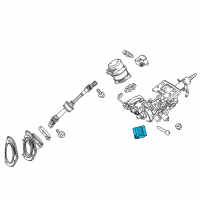 OEM 2018 Lexus RX450h Multiplex Tilt & Telescopic Computer Diagram - 89227-0E040