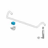 OEM Cadillac ATS Insulator-Front Stabilizer Shaft Diagram - 22958460