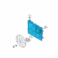 OEM 2015 Kia Forte SHROUD-Radiator Diagram - 253503X500