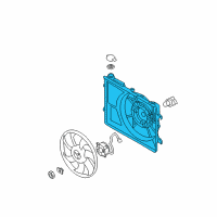 OEM Kia SHROUD-Radiator Diagram - 253503X500