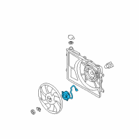 OEM 2017 Kia Forte5 Motor-Radiator Cooling Diagram - 25386A6100