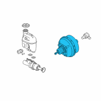 OEM Saturn Aura Booster Diagram - 25878055