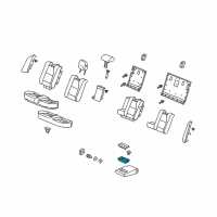 OEM Acura ZDX Garnish, Cup Holder (Light Orchid) Diagram - 82988-SZN-A01ZG