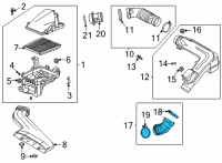 OEM 2020 Hyundai Sonata Hose-Air Intake Diagram - 28132-L5100