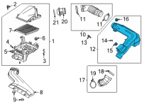 OEM 2020 Hyundai Sonata Hose-Air Intake (B) Diagram - 28139-L5100