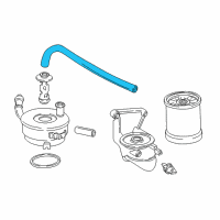 OEM 2002 Acura NSX Hose A, Oil Cooler Outlet Diagram - 19423-PR7-A00