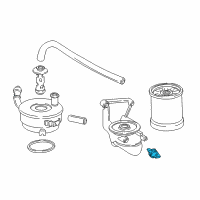 OEM 1984 Honda Prelude Switch Assembly, Oil Pressure (Denso) Diagram - 37240-P13-013