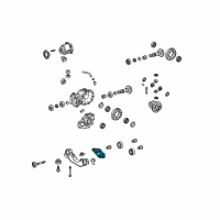 OEM 2012 Toyota Venza Support Diagram - 52391-33020