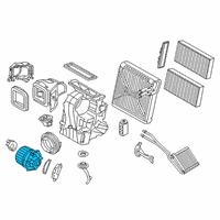 OEM 2022 BMW X2 Blower Unit Diagram - 64-11-9-297-752