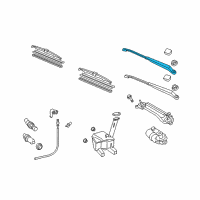 OEM 2010 Scion xD Wiper Arm Diagram - 85211-52330