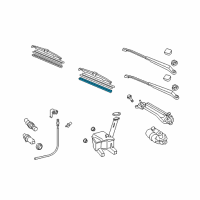 OEM Scion xD Wiper Insert Diagram - 85214-68020