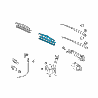 OEM 2012 Scion xD Front Blade Diagram - 85222-52170