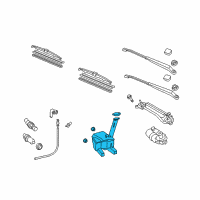 OEM Scion xD Washer Reservoir Diagram - 85315-52290