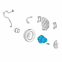 OEM Ford F-250 Front Hub Diagram - F81Z-1104-BE