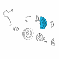 OEM 2004 Ford Excursion Caliper Diagram - 3C3Z-2B121-AA