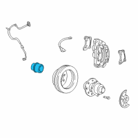 OEM Lock Assembly Diagram - 1C3Z-3B396-CB