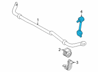 OEM 2021 Nissan Rogue Rod-Connecting, Rear Stabilizer Diagram - 56261-6RA0A
