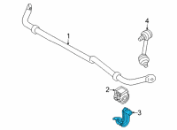 OEM 2021 Nissan Rogue Clamp-Stabilizer, Rear Diagram - 56233-6RS0A