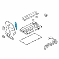 OEM 2019 Ford Transit-350 HD Front Cover Gasket Diagram - BK3Z-9F598-A