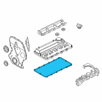 OEM Ford Transit-150 Valve Cover Gasket Diagram - BK3Z-6584-A