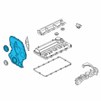 OEM Ford Transit-150 Front Cover Diagram - BK3Z-6019-A