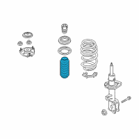 OEM 2020 Kia Sedona Front Suspension Strut Dust Cover Diagram - 54625A9000