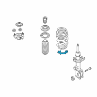 OEM 2017 Kia Sedona Pad-Front Spring, Lower Diagram - 54633A9000