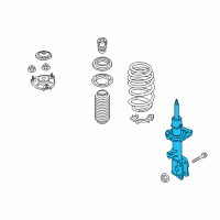 OEM 2021 Kia Sedona Front Strut Assembly Kit, Left Diagram - 54651A9960