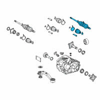 OEM 2008 Lexus RX400h Shaft Set, RR Drive Diagram - 42370-29437