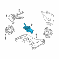 OEM 2022 BMW X3 Gearbox Mount Diagram - 22-32-6-862-577