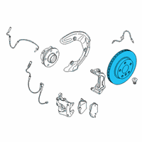 OEM 2020 BMW X2 BRAKE DISC, LIGHTWEIGHT, VEN Diagram - 34-10-6-884-001