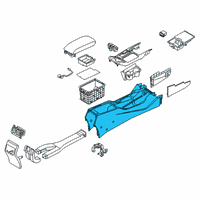 OEM Kia Cadenza Console-Floor Diagram - 846113RAA0GVF