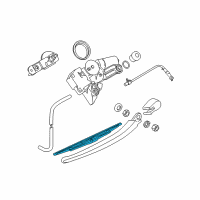 OEM BMW 530xi Wiper Blade Diagram - 61-62-7-198-552