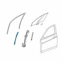 OEM 2010 Honda Accord Crosstour Sash, R. FR. Door (Lower) (FR) Diagram - 72230-TP6-A01