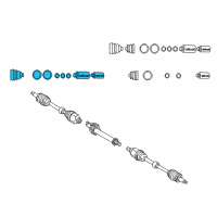 OEM 2014 Kia Sedona Boot Set-Out Joint Diagram - 495944D050
