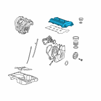 OEM Pontiac G5 Valve Cover Diagram - 12614738