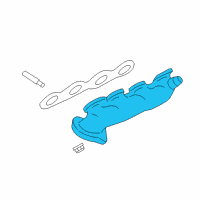 OEM 2010 Ford Mustang Exhaust Manifold Diagram - 7R3Z-9430-AA