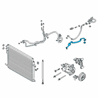 OEM 2020 Ford Explorer Pressure Tube Diagram - L1MZ-19D742-B