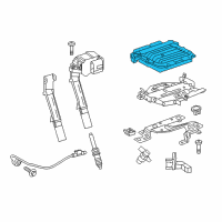 OEM 2017 Infiniti Q50 Engine Control Module - Blank Diagram - 23703-HG00F