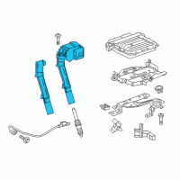 OEM 2017 Infiniti Q60 Ignition Coil Assembly Diagram - 22448-2V70A