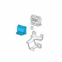 OEM 2004 Pontiac Sunfire Abs Control Module-Electronic Brake Control Module Assembly Diagram - 18078140