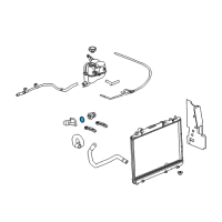 OEM 2006 Cadillac Escalade EXT Water Inlet Seal Diagram - 12570307