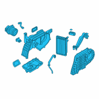 OEM 2019 Kia Sorento Rear Heater & Air Conditioner Unit Diagram - 97900C6000