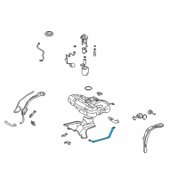 OEM 2011 Toyota Corolla Mount Strap Diagram - 77602-12280